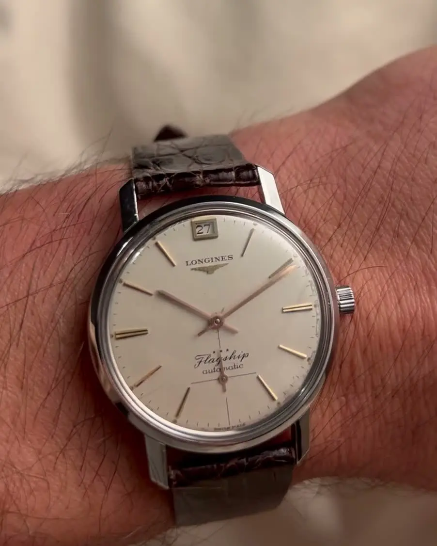 Longines Flagship Automatic ref. 351 — dial angle