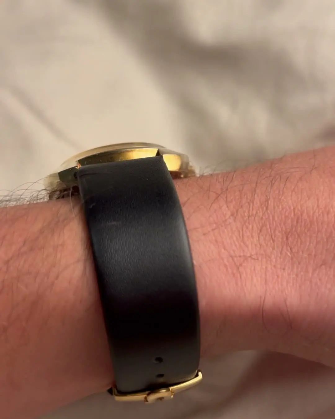 Omega Electronic f300Hz Genève Chronometer — strap