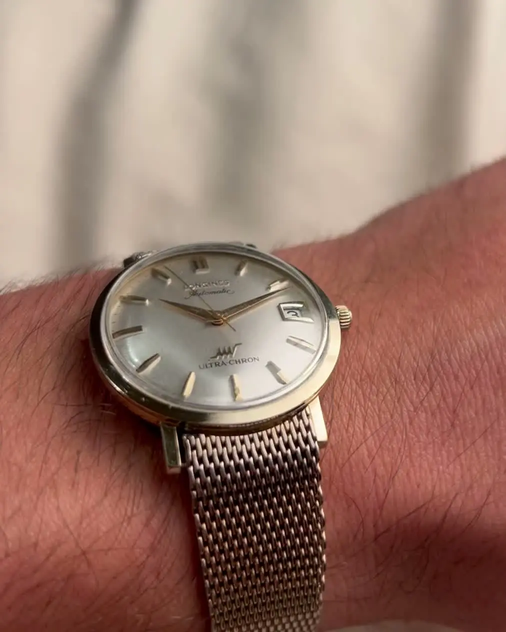 Longines Ultra-Chron Chronometer — dial angle
